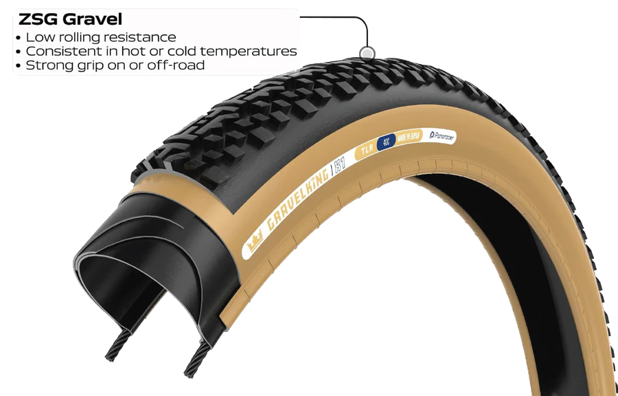 Panaracer Gravelking Ext Gravel 700mm Tubeless Ready Folding Zsg Gravel Compound Beadlock Tufftex Black Beige Sidewall Panaracer Gravelking Ext Gravel 700mm Tubeless Ready Folding Zsg Gravel Compound Beadlock Tufftex Black Beige Sidewall